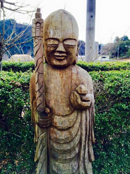 Enku sculpture in Seki