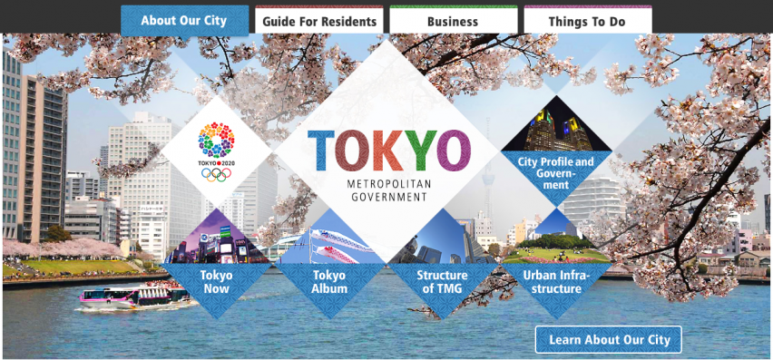 The all new English website of Tokyo City