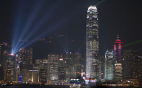 Hong Kong night view