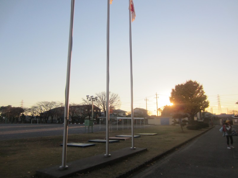 A typical school playground in Japan.