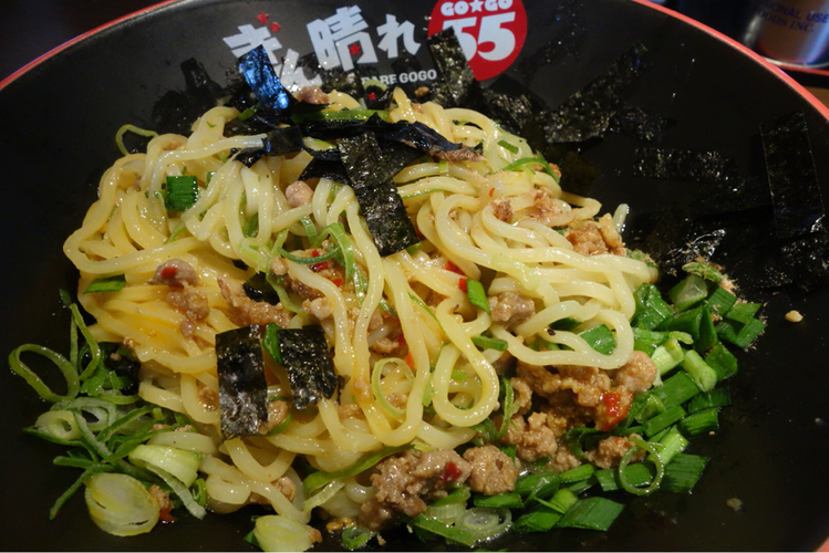 Maze soba after mixing