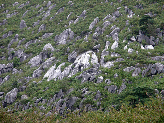 Hiraodai mountain view
