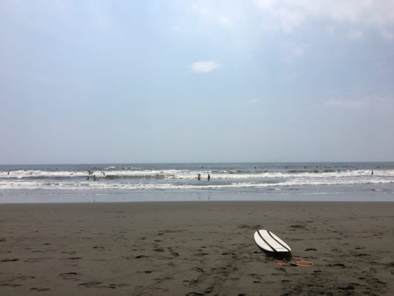 ready to train on the beach