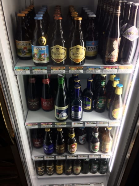 Beer selection at Mickey House