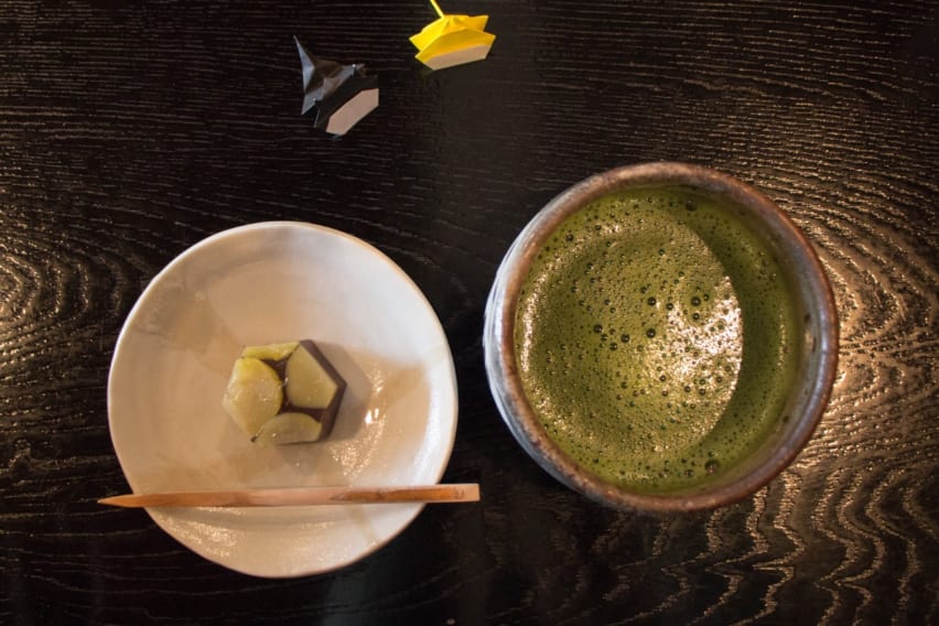 Tea and sweets at Morikoro tea house