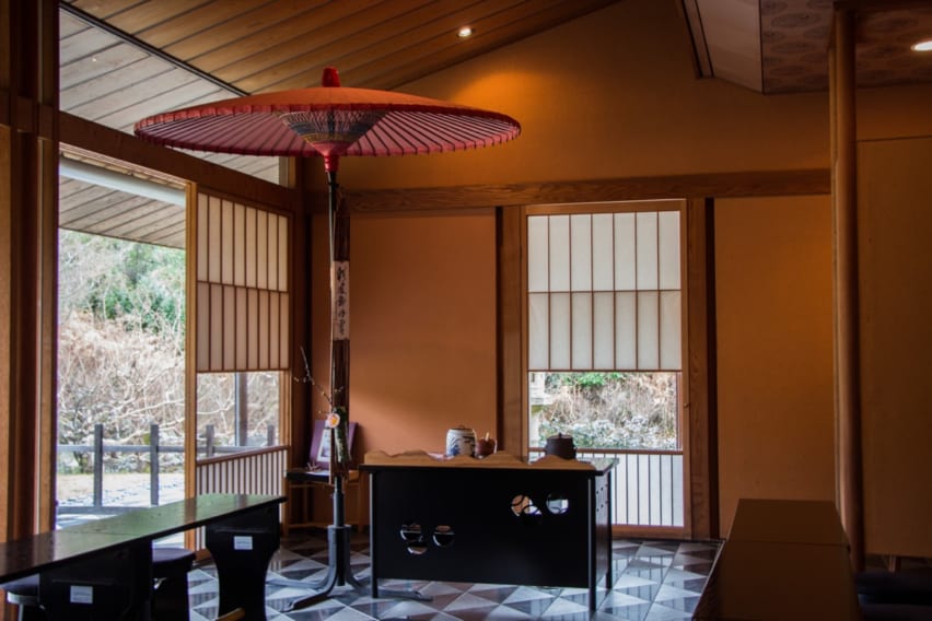 Inside Morikoro tea house