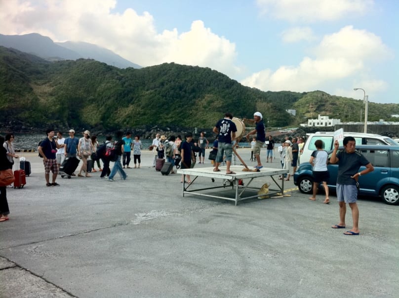 Port Taiko on Hachijojima