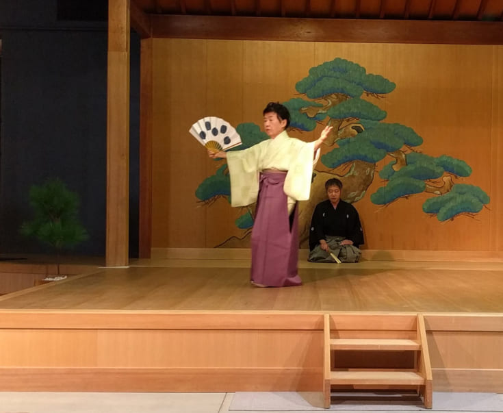 A proper performance by our sensei