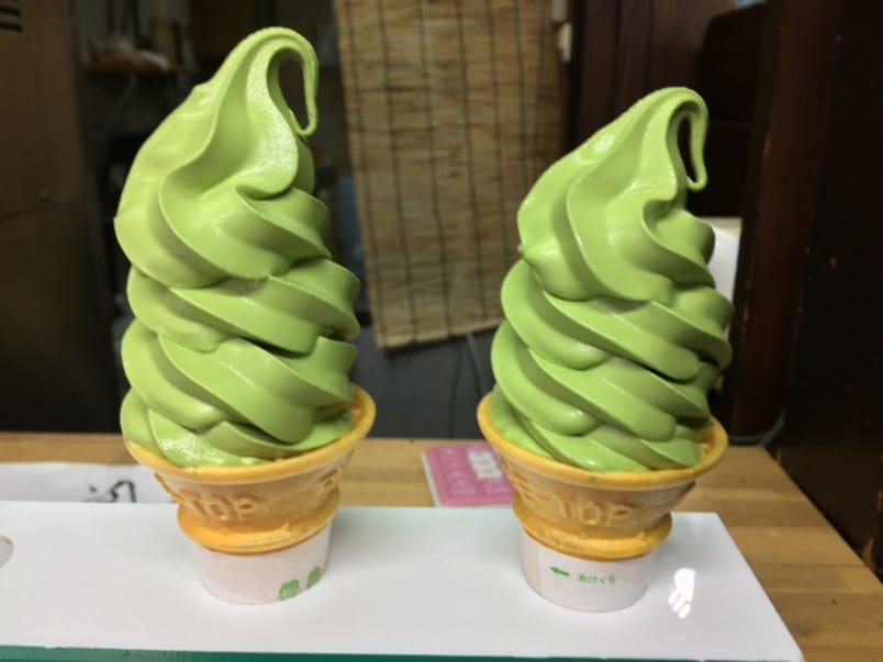 Matcha ice cream