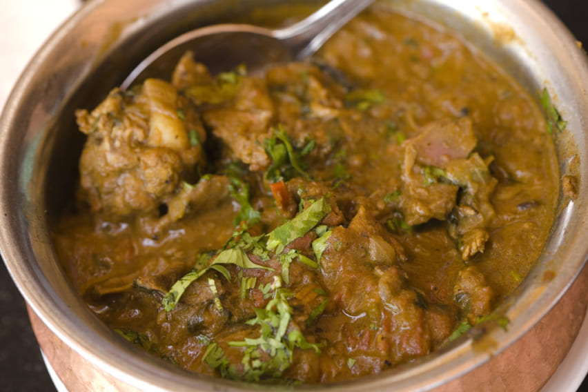 Close-up of Indian curry