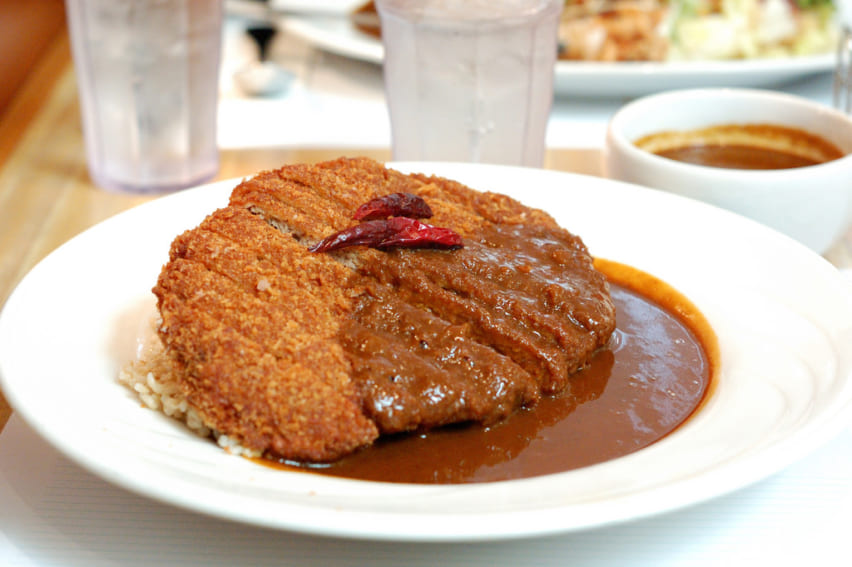 Menchi Katsu Curry