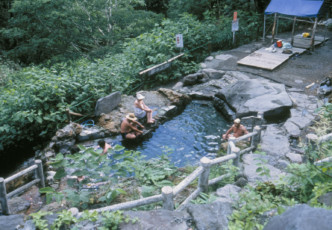 Fukiage onsen makes the best soak for free!