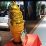 Eat Gold Ice Cream in Fukuoka